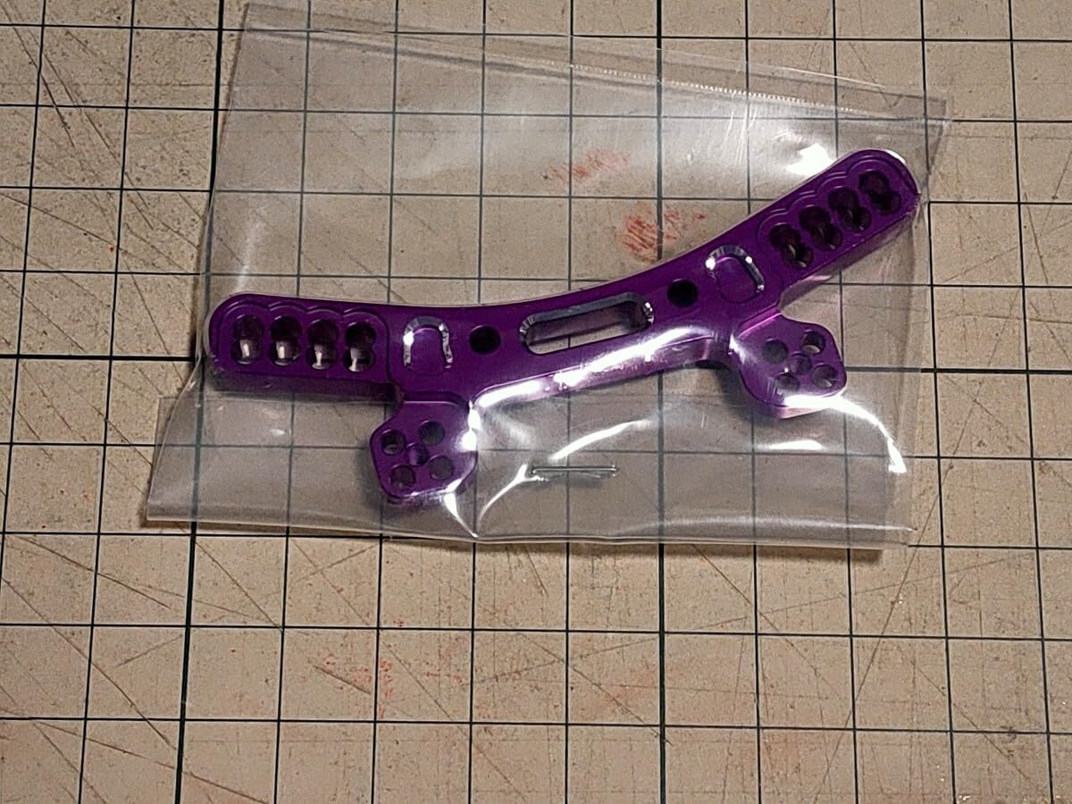 ヨコモ YD-2シリーズ用 アルミ製 リヤ ショックタワー(レッド) YOKOMO